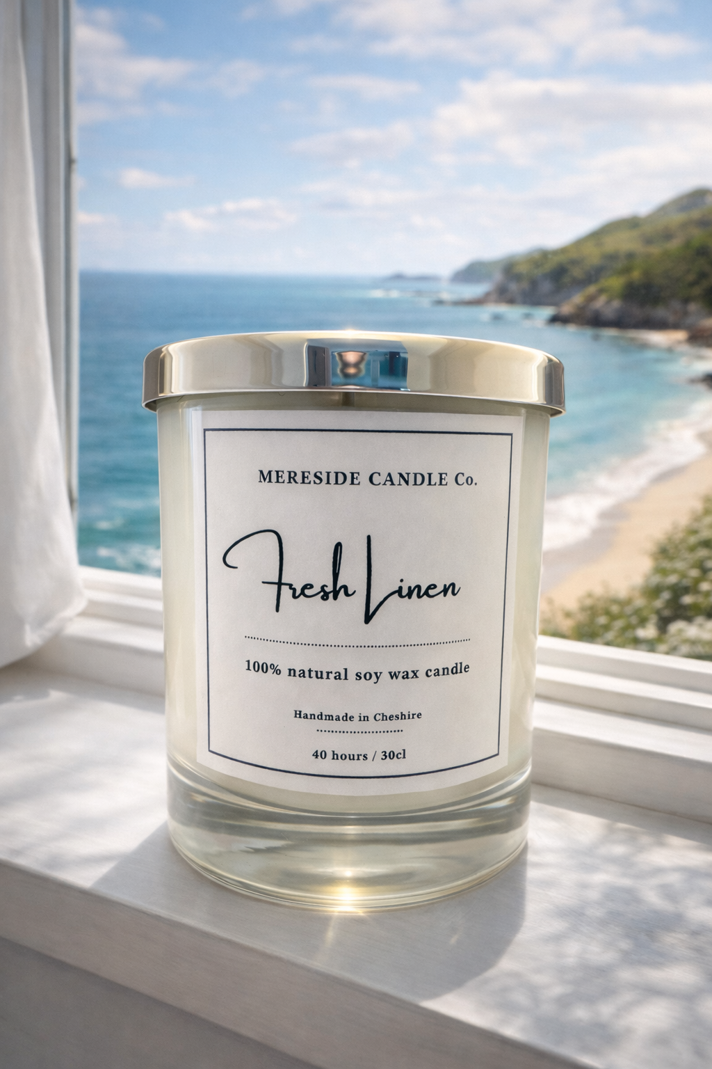 Fresh Linen Luxury Candle