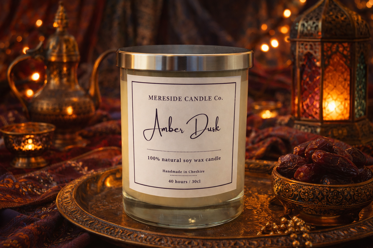 Amber Dusk Luxury Candle