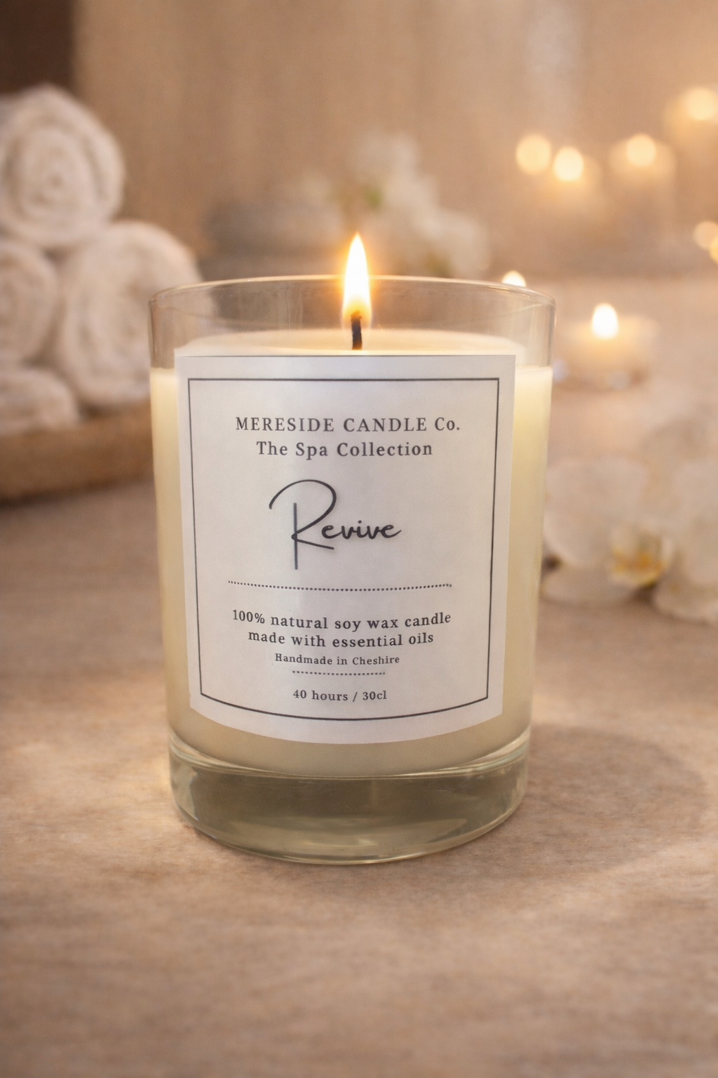 Mereside Candle Co Revive Luxury Scented Candle 