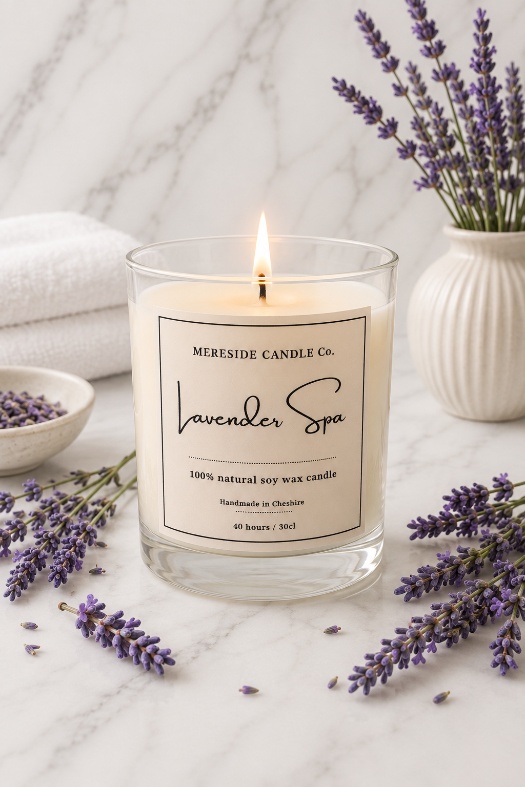 Lavender Spa Luxury Candle